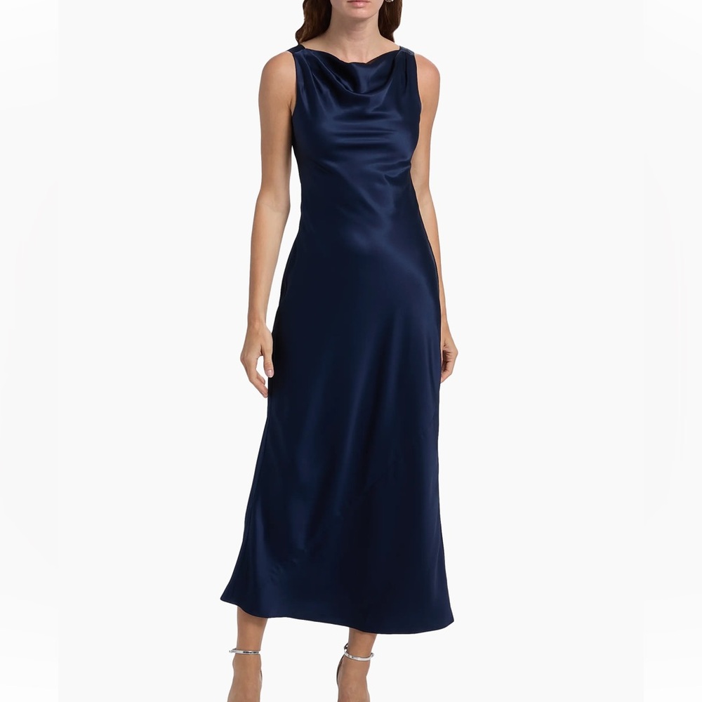 Reformation Corey Satin Midi-Dress - Picture 2 of 5